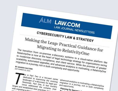 Making the Leap: Practical Guidance for Migrating to RelativityOne