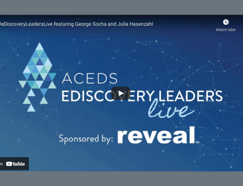 eDiscovery Leaders Live with Julia Hasenzahl