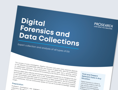 Digital Forensics and Data Collections